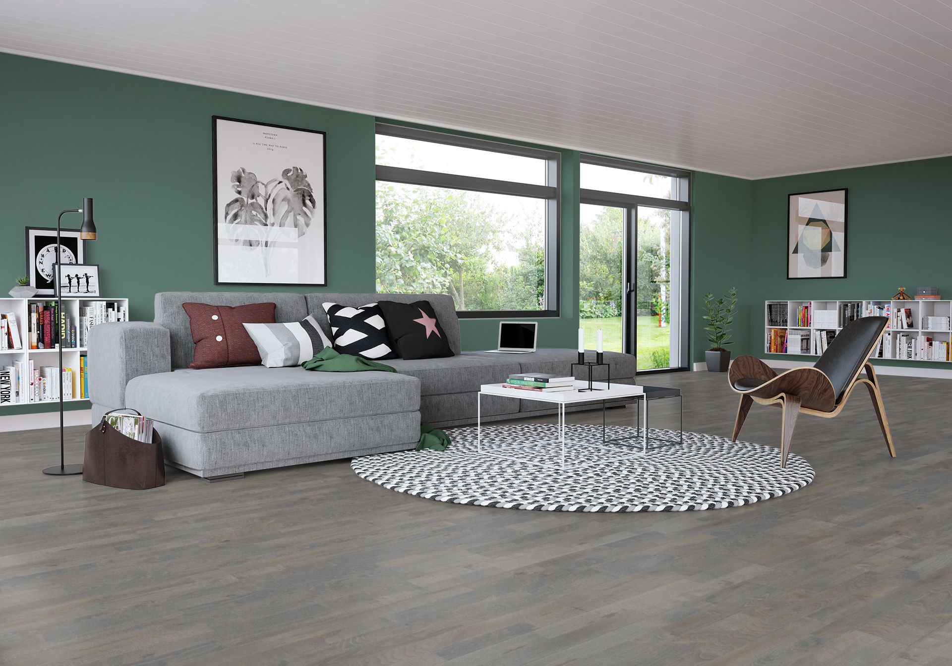 Grey Wooden Flooring Hardwood Floors